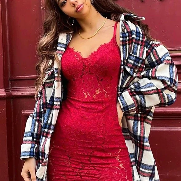 Plaid Oversize Coat - Picture 4 of 8